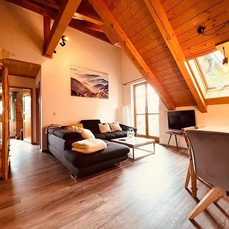 Wonderful Rooftop Gallery With A Balcony Appartement